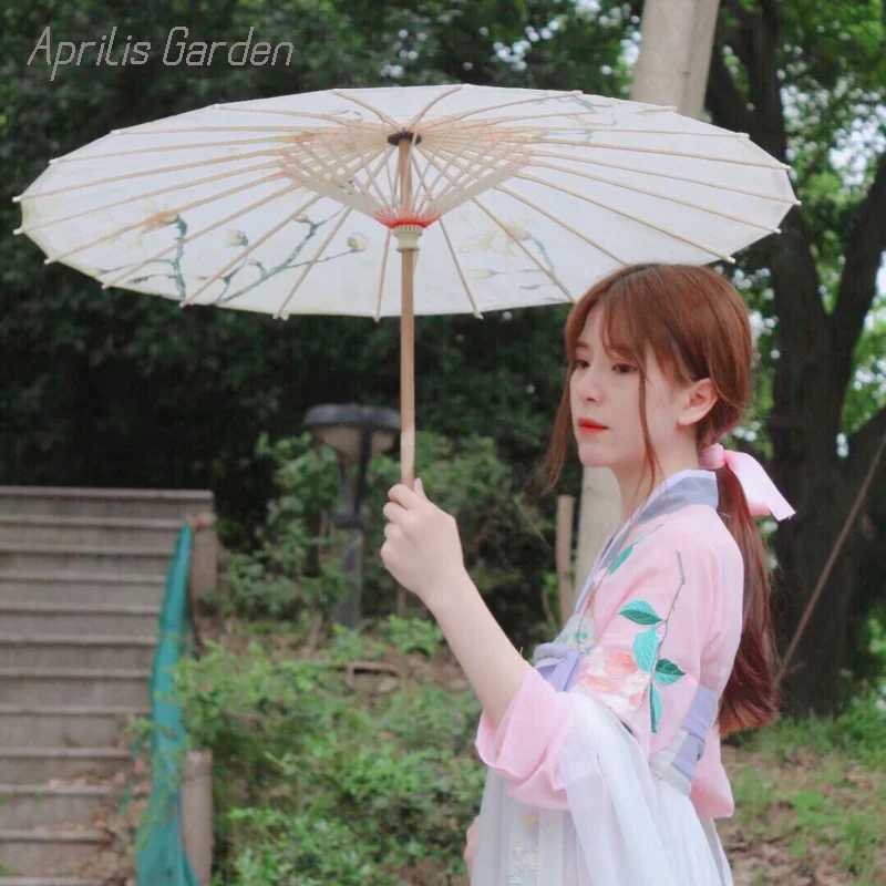 82cm Chinese Umbrella Japan ical Cloth Umbrella Ceiling Anime Silk Umbrella Vintage KWAYi Paraguas Parasol C251117