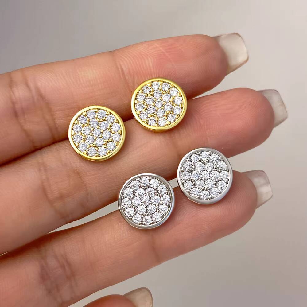 925 Sterling Silver Halo Stud Earrings 15ct Simulated Diamond Luxury Hypoallergenic Jewelry Gift for Women Featuring Zircon