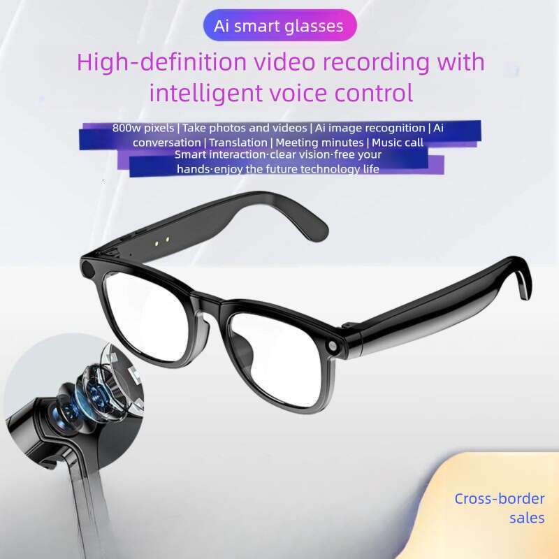 Famous brand designer Sunglasses AI HD camera takes photos, takes photos, makes phone calls, listens to music, new smart glasses