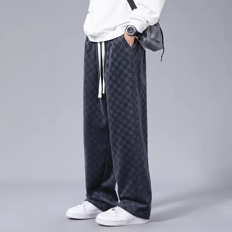 Mens Pants Sweatpants Jogger Baggy Jogging Casual Fashion WomenS Wide Straight Sports Solid Color Loose Asian size M4XL