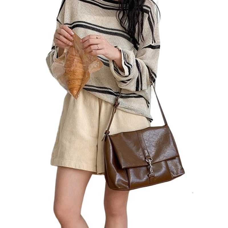 PU Leather Shoulder Bag Large Capacity Underarm Bag Casual Shoulder Handbag Purse for Women Girl Dating Travel WorkW251117