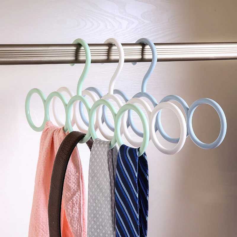 2/5/10/20pcs-Plastic Solid Pants Hanger Multifunctional Hanger Pants Hanger Scarf Storage Hange C251117