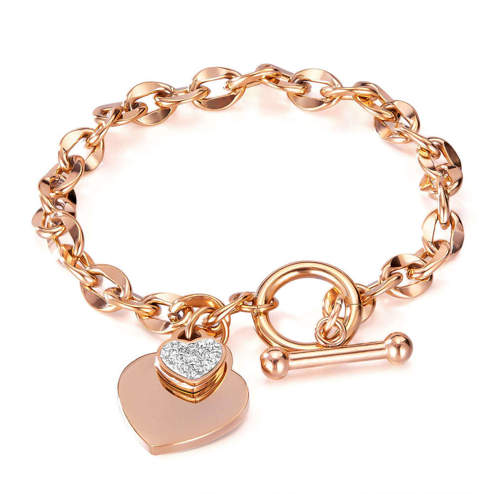jewlery designer and opk fashion ins love stainless jewelry personalized ot buckle highend titanium steel bracelet for women