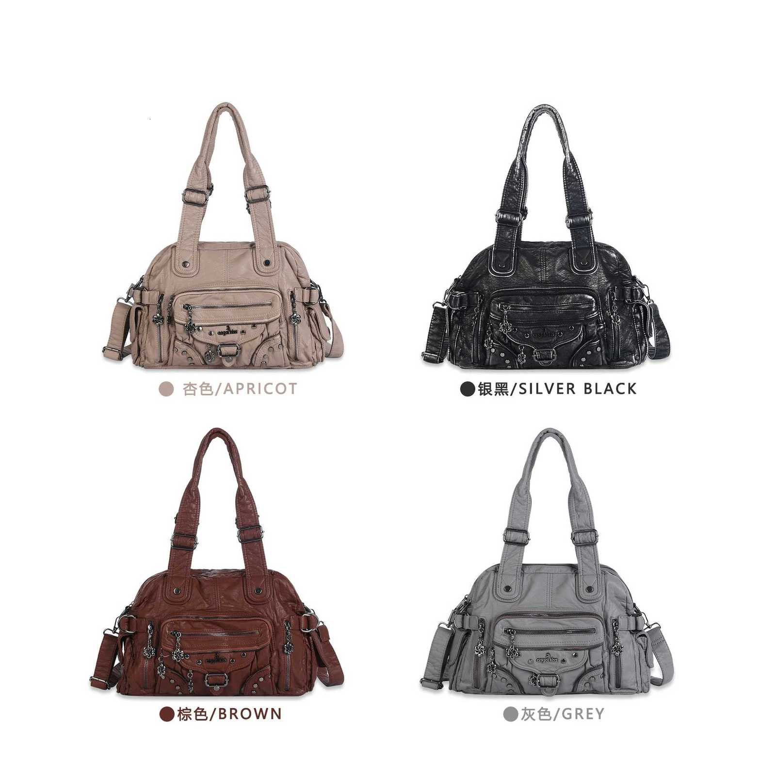 Angelkiss Bag Top-handle Hand Bags for Women Y2K Shoulder Bags PU Female Satchel Purses and Handbags Bolsos Para MujerW251117