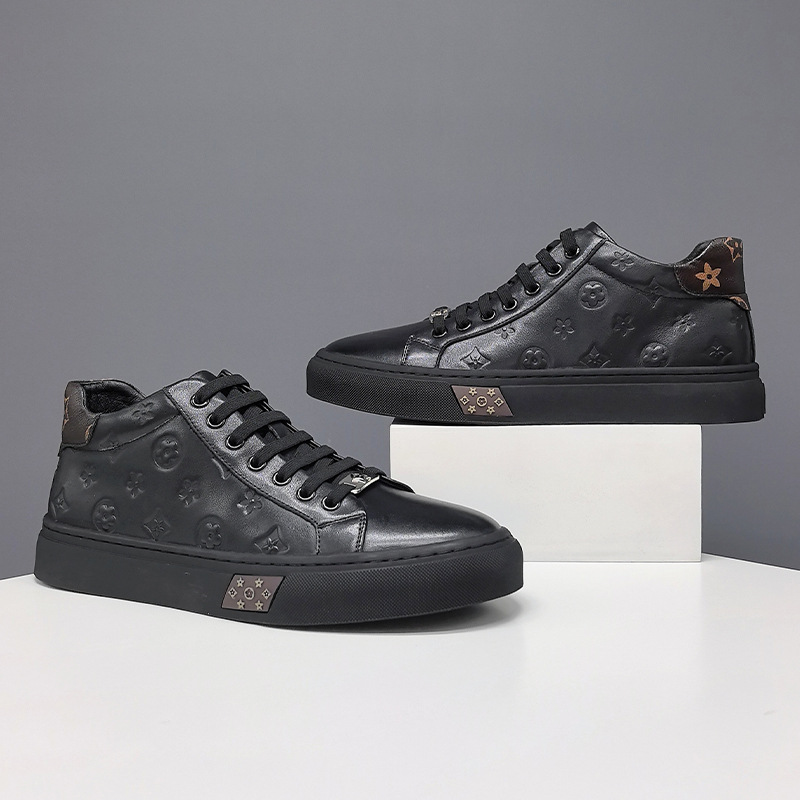 free shipping designer shoes fashionable and versatile casual and comfortable black and white men's sports and leisure shoes for men