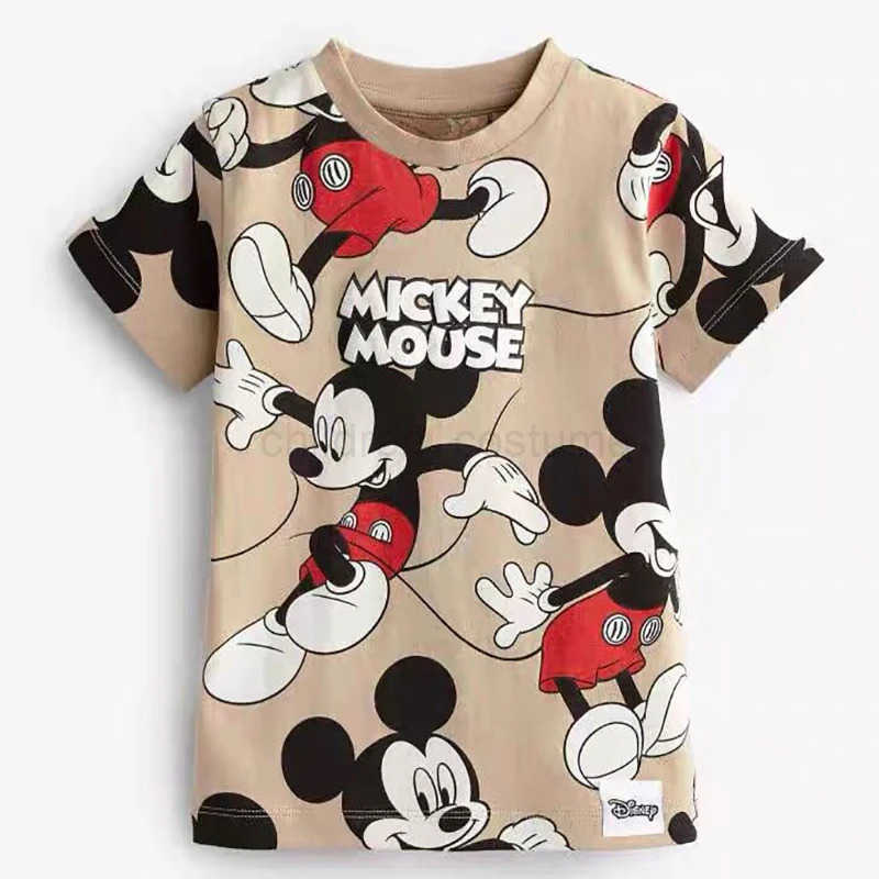 Disney Kids Boy Boutique Outfits Mickey Mouse Summer Clothes for Boys Clothing Sets Toddler Boy Tracksuit Little Boy Set T Shirt+Shorts W20250417