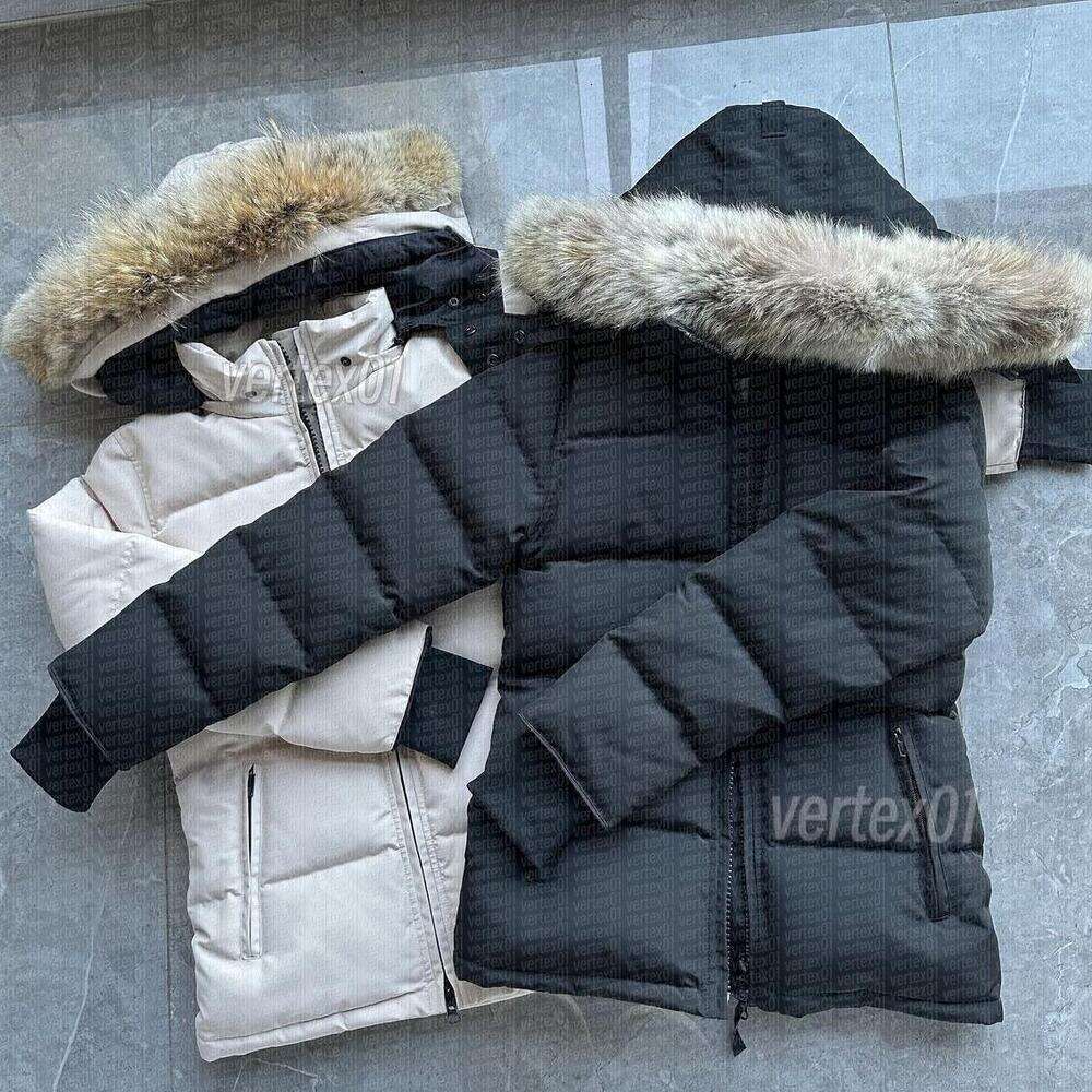 Canada Down Jacket goosejackets Designer Womens Puffer Jackets Winter Parka Coat Wolf Fur Outdoor Wyndham Windbreaker Outerwear Removable Hooded Jackets XS-2XL