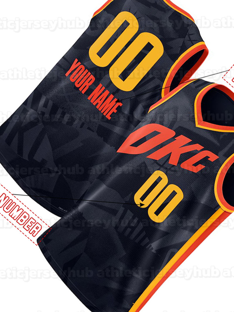 2025-26 City Basketball Jersey Shai Gilgeous-Alexander Luguentz Dort Ousmane Dieng Alex Ducas Adam Flagler Isaiah Hartenstein Chet Holmgren Dillon Jon