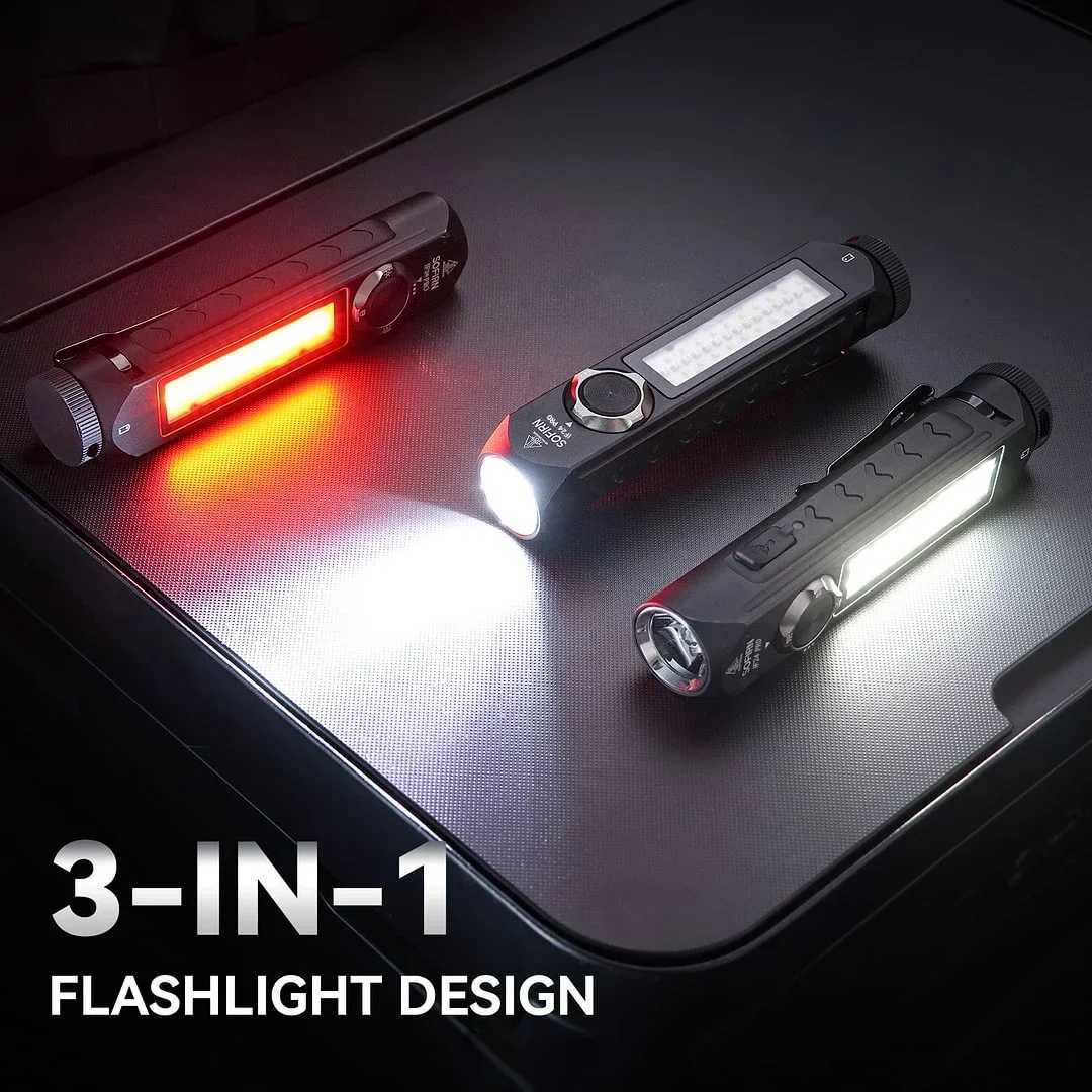 Sofirn IF24 PRO RGB Flashlight 18650 Rechargeable SFT40 1800lm Buck driver Flood Spot with Magnetic M251117