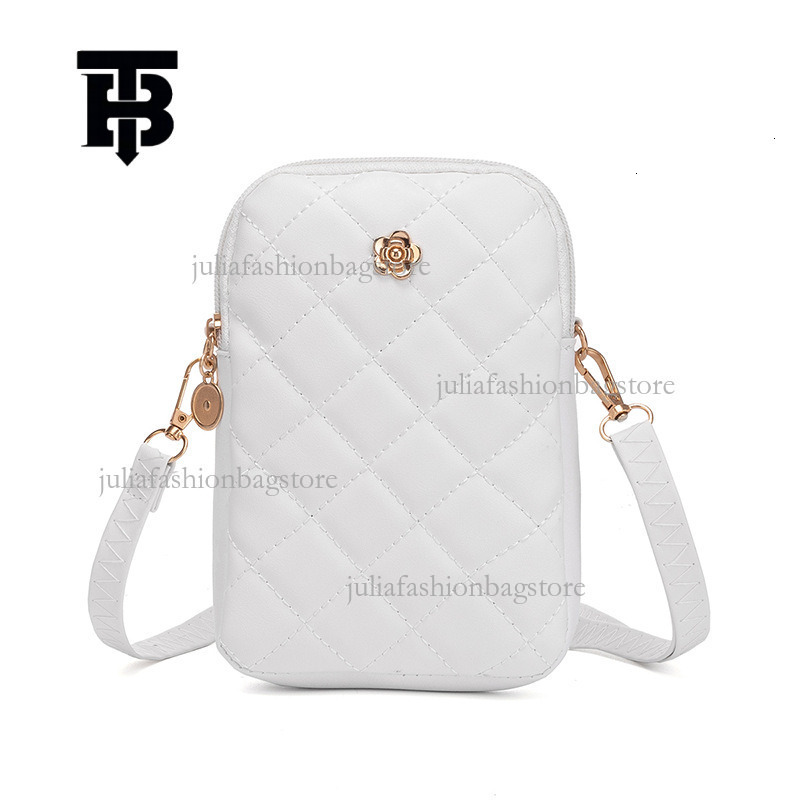 TB BHULAMTE Designer Women's Simple Shoulder Crossbody Bag Luxury Versatile Upright Phone Bag Mini Handbag Diamond Grid Embroidery Thread Zipper 