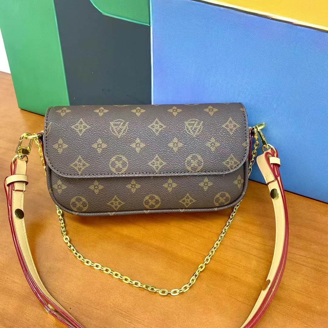 Free shipping women's bag, fashionable and versatile mahjong bag, hand-held chain crossbody bag 2025s hot