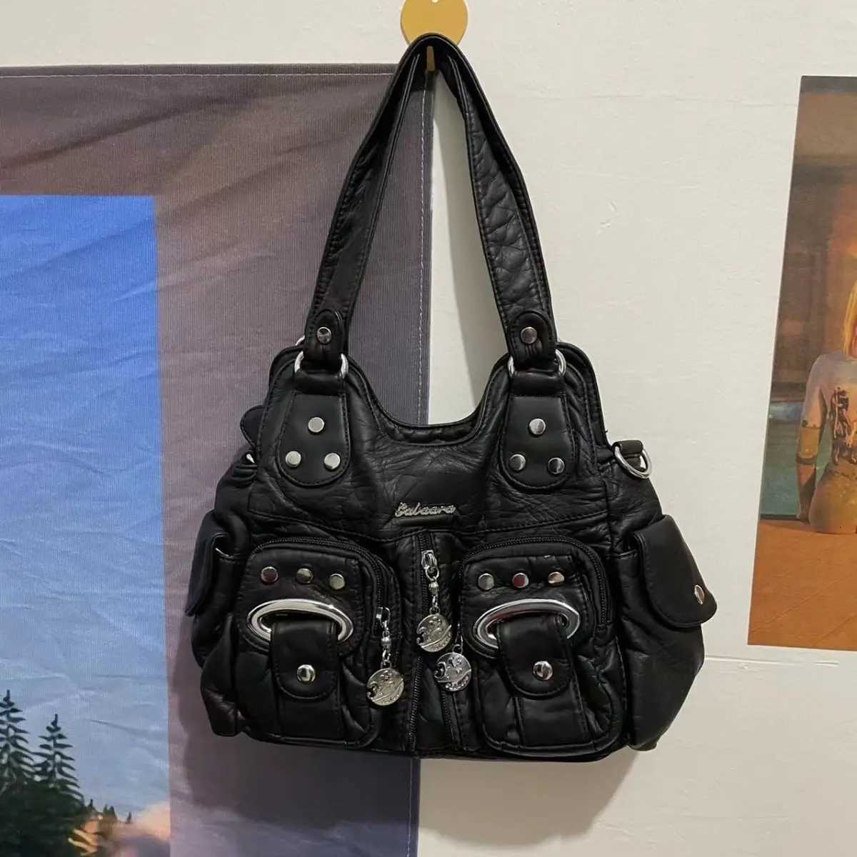 JIAERDI Vintage White Y2k Messenger Bag Purse Women Hot Girl Pu Leather Casual Shoulder Bags Female Harajuku Aesthetic HandbagW251117