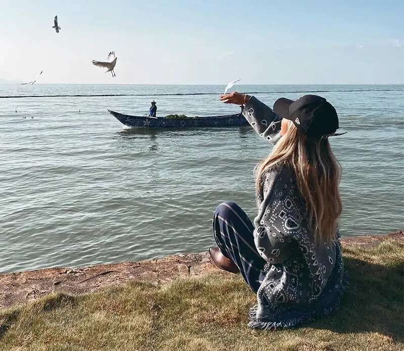 Gray Winter Open For Women Warm Cashmere Fringes Hem Over-Sized Brand Cardigan Coat Belted Sweater