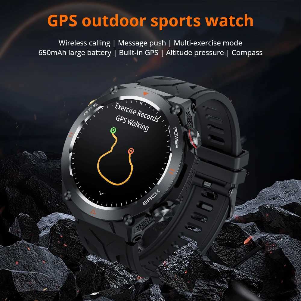 2024 COLMI V75 GPS Smart Watch 145 Ultra HD Display Built-in GPS Compass Make/Receive Phone Calls Smartwatch 650mAh BatteryM251117