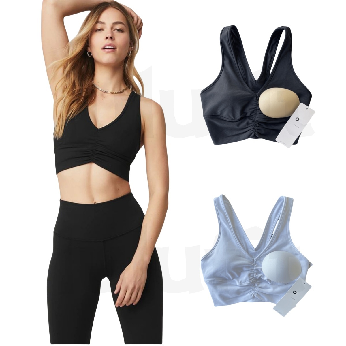 2025 5A quality New Yoga Wild Thing Bra Comes with bra pads and High End Back Dance Yoga Outfits Summer Running Fitness Gym Pilates bra set