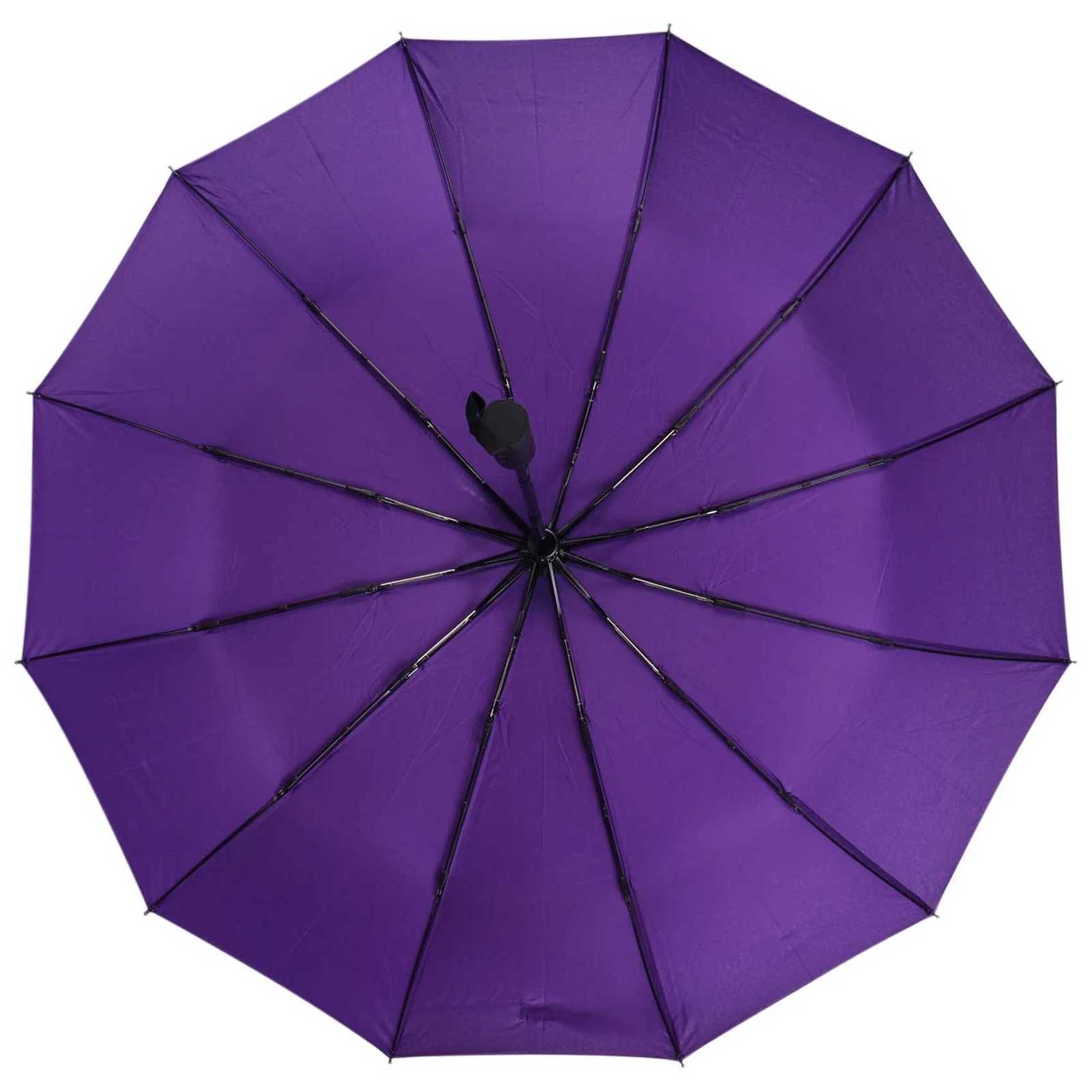 H-W 12 Ribs Handheld Folding Umbrella Windproof Compact TravelAuto Open/Close Large Rain Umbrellas For Mens Women C251117