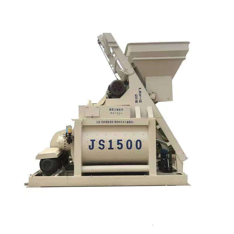 Electric-powered Mobile Concrete Mixing Plant for Large Construction Sites Used Equipment Pump Free Foundation for Concrete