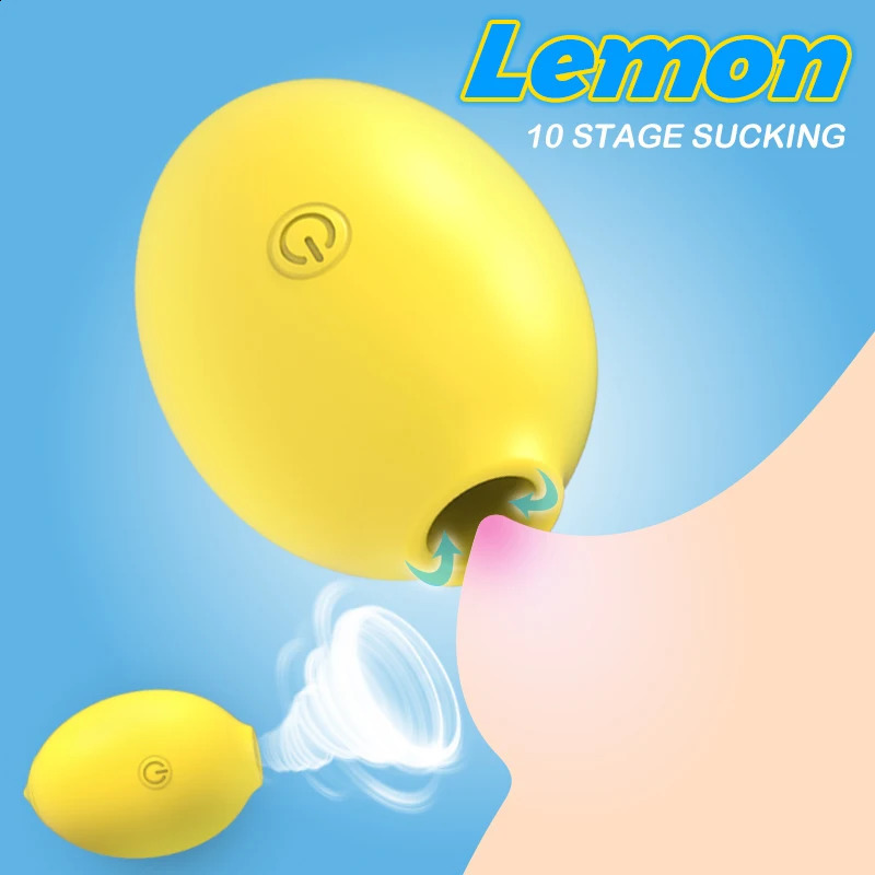Licklip Clit suction cup lemon vibrator 10 power supply love egg Nipple stimulator 250417