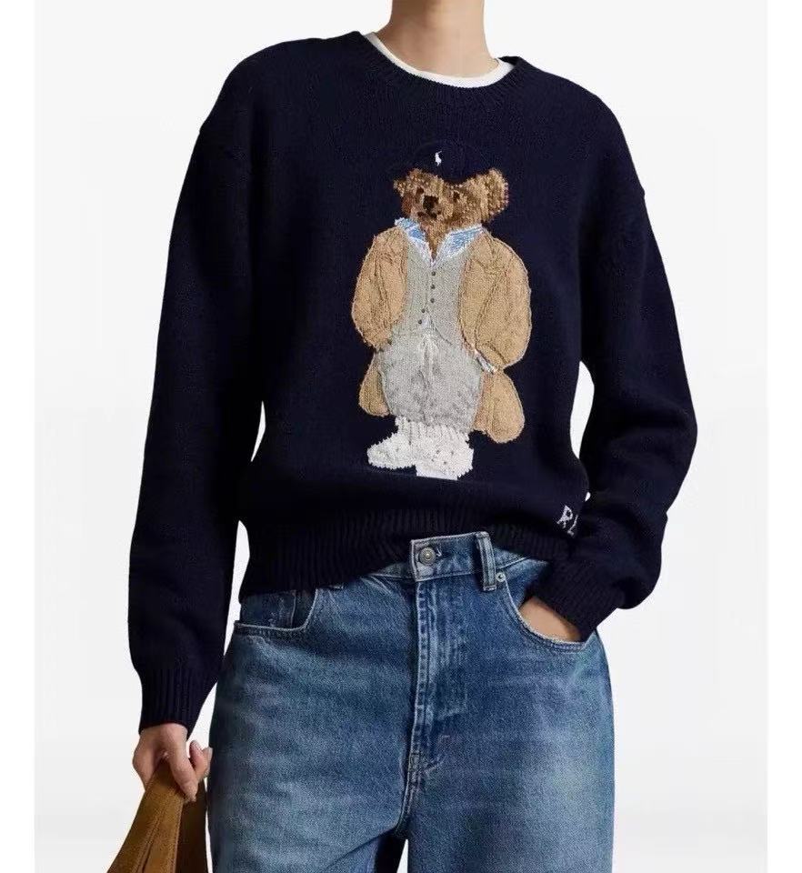 Womens sweaters 2025 Sweater Winter Soft Basic Women Pullover Cotton Bear Pulls Knitted Jumper Top Sueters De Mujer S251125