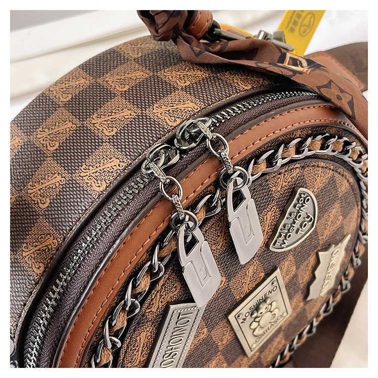 Free shipping designer bags Designer Sheepskin Genuine Leather Ladies' Golden Ball Quilted Chain High-end Luxury Lipstick Crossbody Small Square 