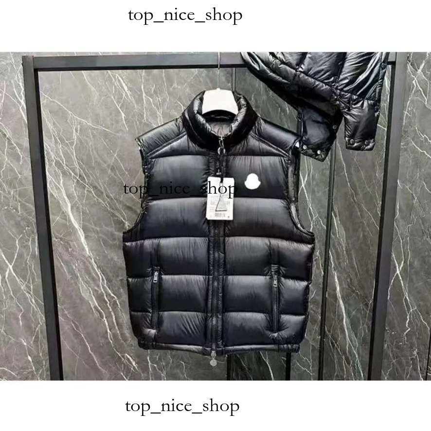 Designer Mcler Vest Embroidery Patch Remoavable Hood Mens Vests Women Gilet Maglia White Duck Down Puffer Jacket Winter Couple Outfit Waterproof Quick Drying 36b