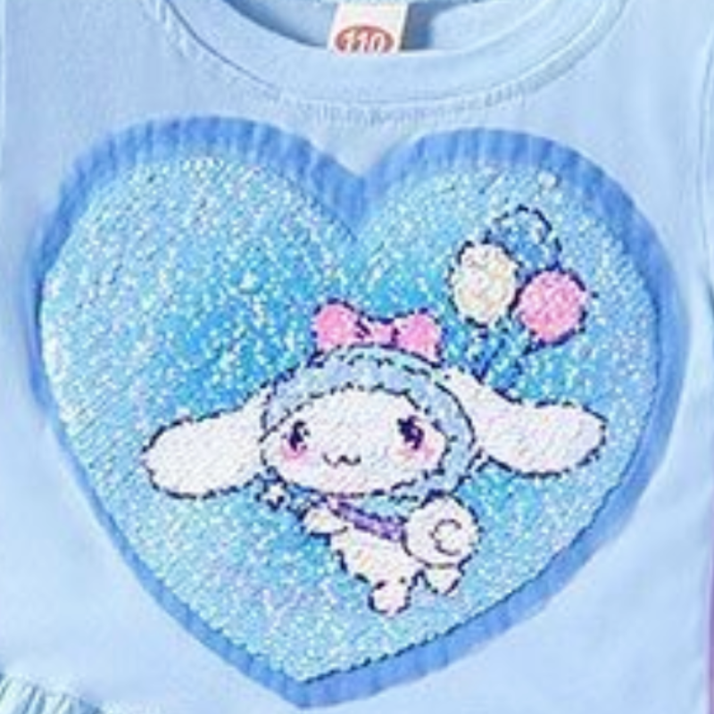 Kids designer clothes DISNEY Kuromi kids dress baby girl princess dress kids clothes summer children's Elsa princess dress