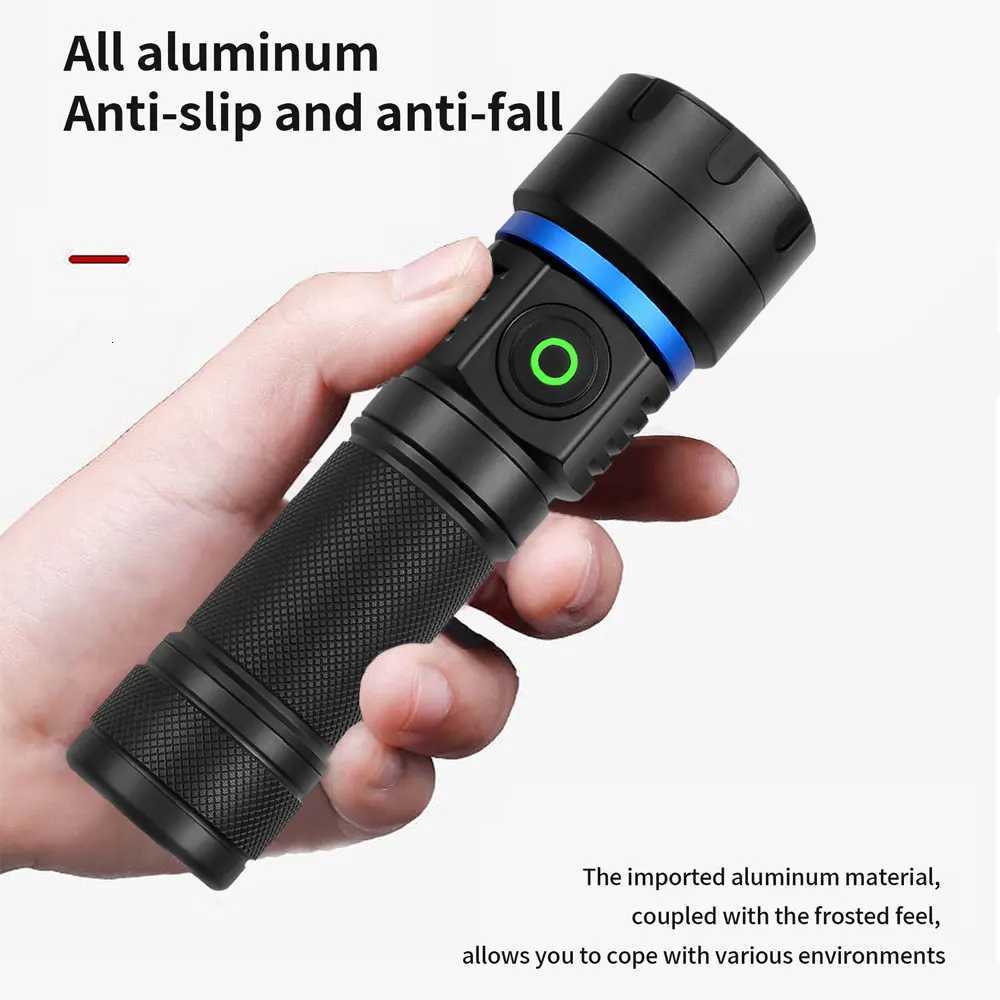 120W 6 4 core 365nm UV Flashlight Black Mirror 2-Mode Purple Light UV lamp Torch Pet Urine Stains bed bug Scorpions Detector M251117