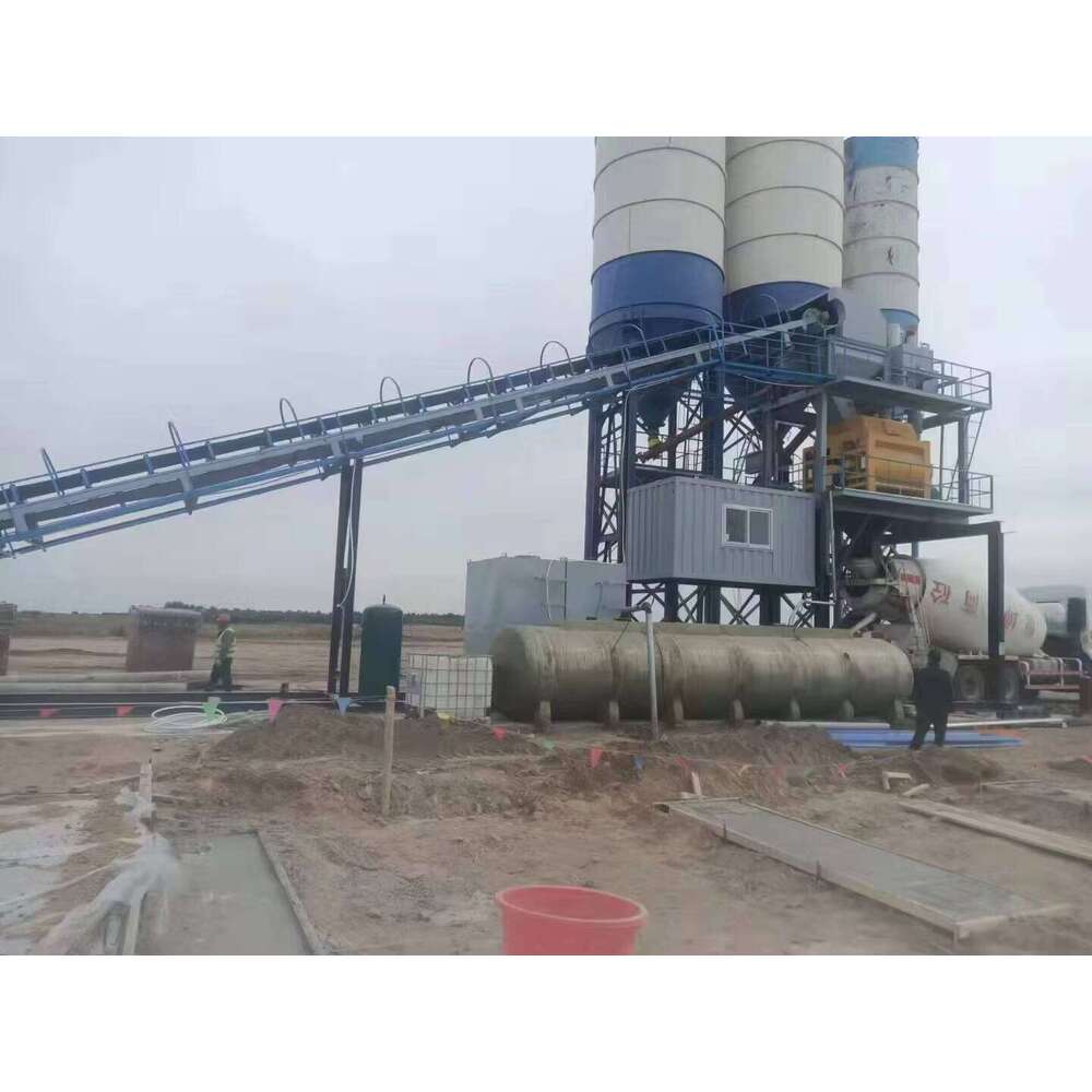 Durable Concrete Mixing Plant with Advanced Technology