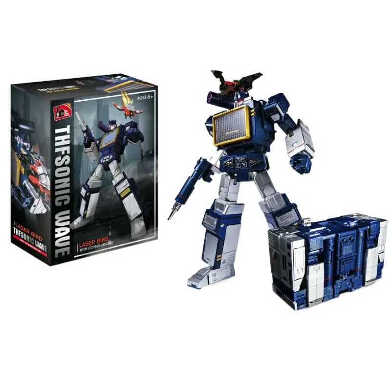 THF THF-01J Soundwave 25cm KO MP13 Masterpiece Transformation Action Figure Toy Soundblaster Movie Model Deformation Car Robot C251117