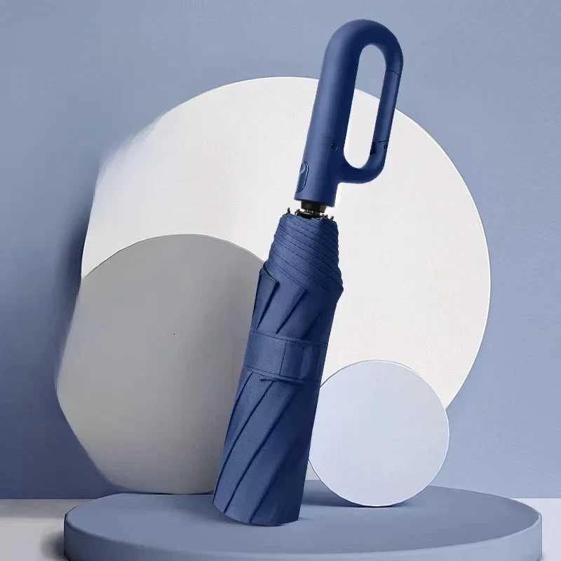 Ring Buckle Design 20 Rib Fully Automatic Umbrella for Men Folding Extra Large Strong WOMENS Sunshade Double Umbrella C251117