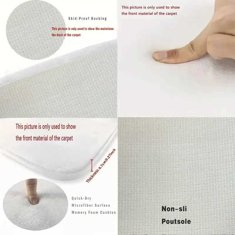 VIKAMA Christmas And New Year Theme Carpet Christmas Tree Non Slip Carpet Entrance Living Room Holiday Decoration Home Floor MatM251117