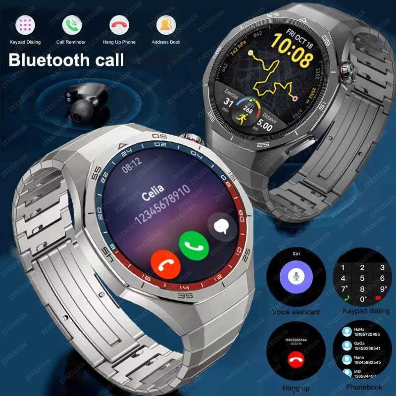 2025 New For Watch GT5Pro Military GPS Smart Watch Men Full Touch Screen Sport Fitness HealthTest Voice Call SmartWatchM251117