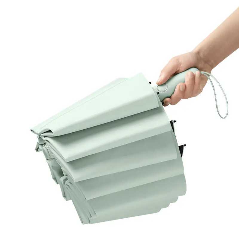 Fully Automatic Dual-Use 12K 60-Rib Sunshade Umbrella for Women Men Sun Rain Protection ic Style Foldable Large for Trave C251117