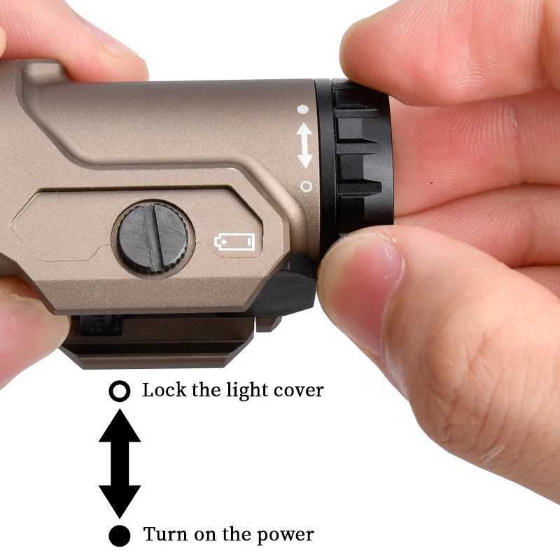 Tactical FOXTROT2R 700 Lumen Universal flashlight Multifunctional outdoor rain splash prevention FOXTROT Pistol Light M251117