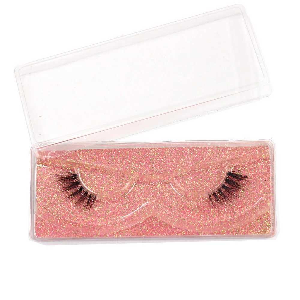 Maquillaje Mink Lashes 3D Half False Eyelash Make Up Lashes Extension Natural short False Cils Clear Band Hand Made Lashes H03T251117