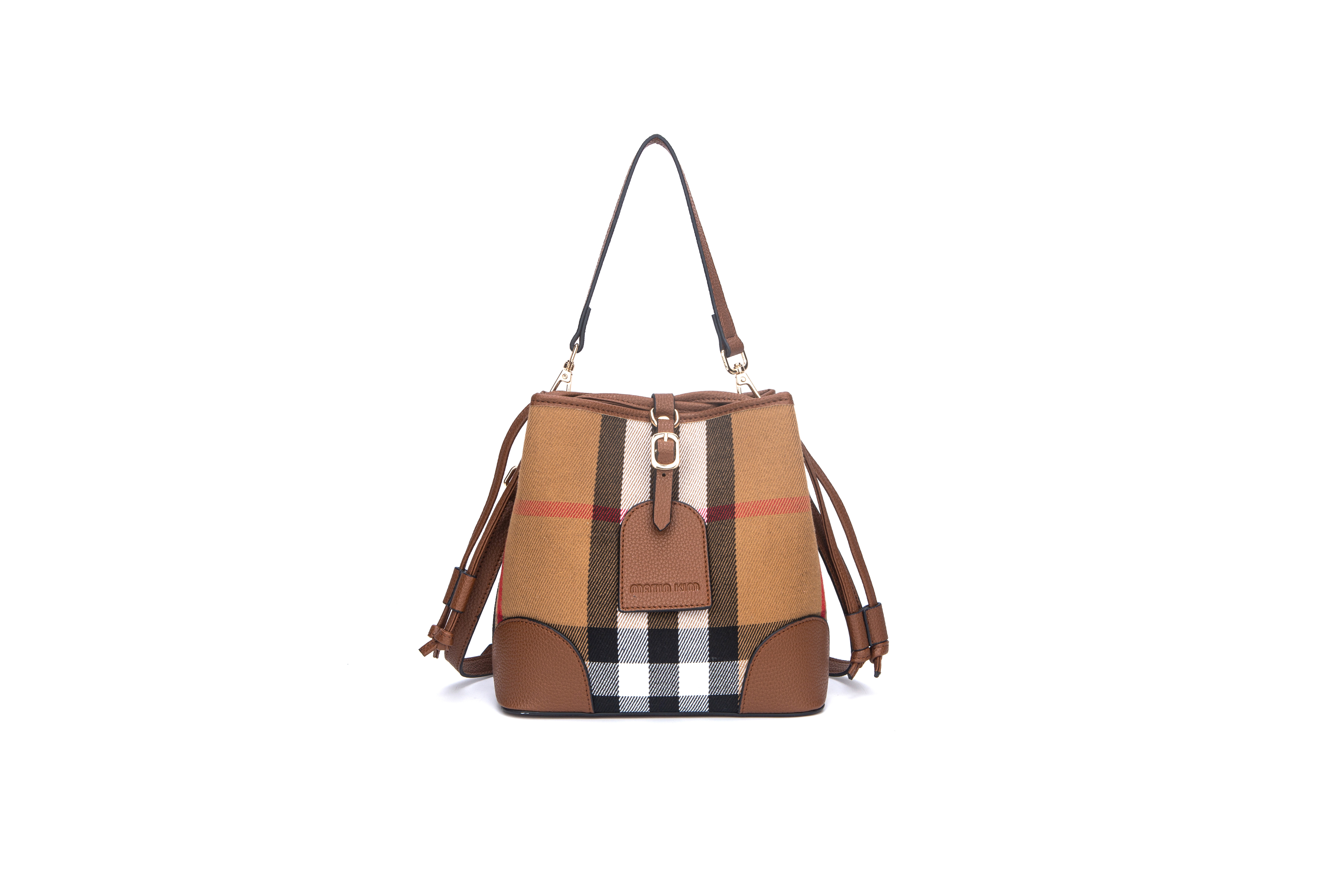 The checkered bucket bag is fashionable and diverse, suitable for daily use. This is the best choice to give to friends and family