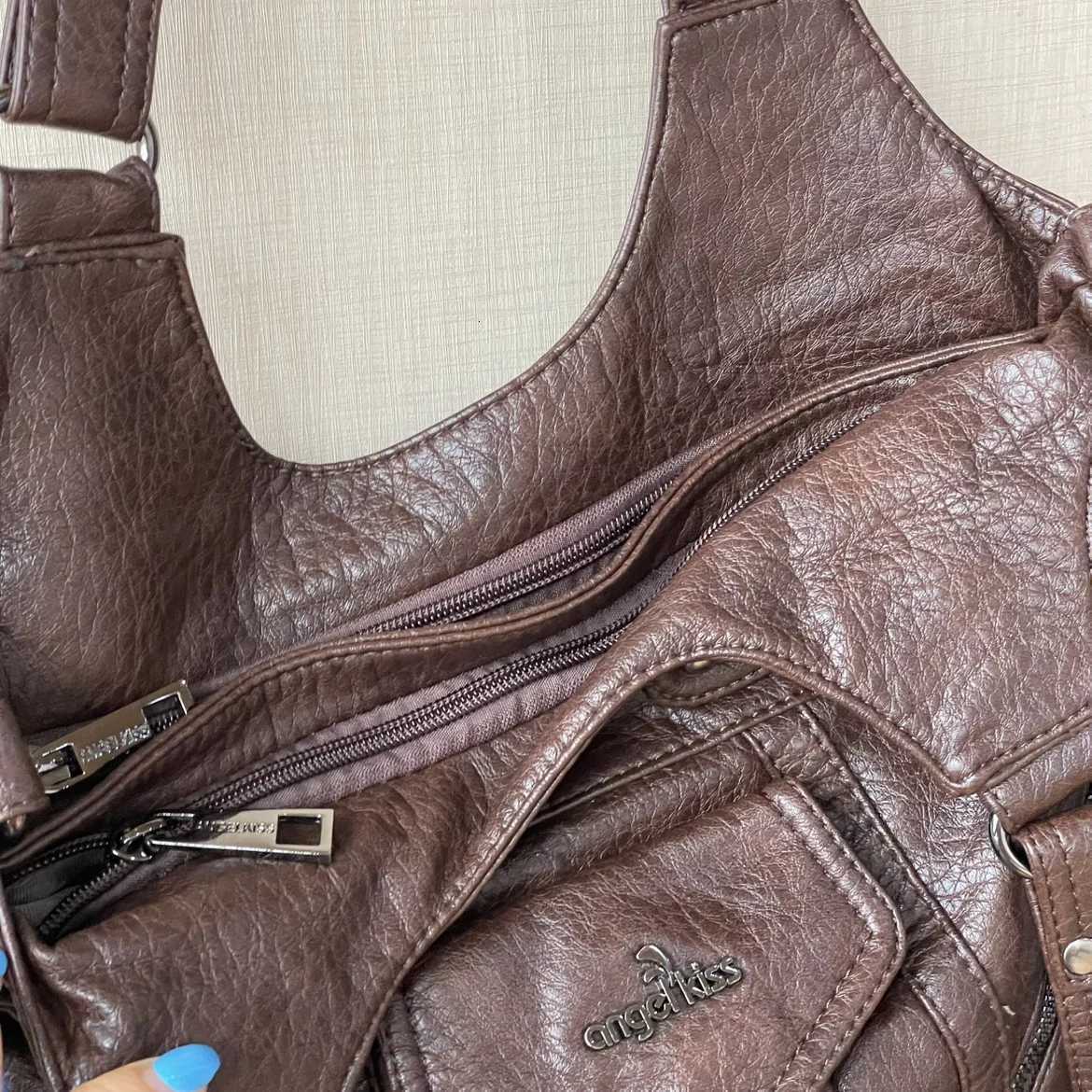 Vintage Y2K Hottie Motorcycle Tote Bag for Women Large Capaci Shoulder Bag Single Oulder Crossbody Handbag Purses and HandbagsW251117