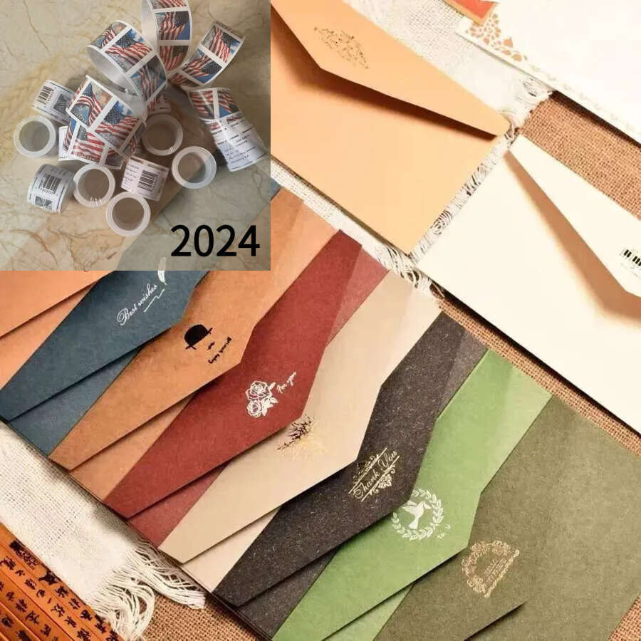 Wholesale American postcards and stamps (2017-2025), postage stickers for envelopes, letters, invitations, and wedding celebrations