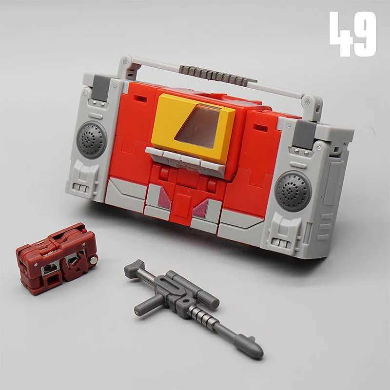 Transformation Blaster Emitter Recorder Model MFT MF-49 MF49 Pocket War MechFans Mini Action Figure Robot Toys 12cm with box C251117