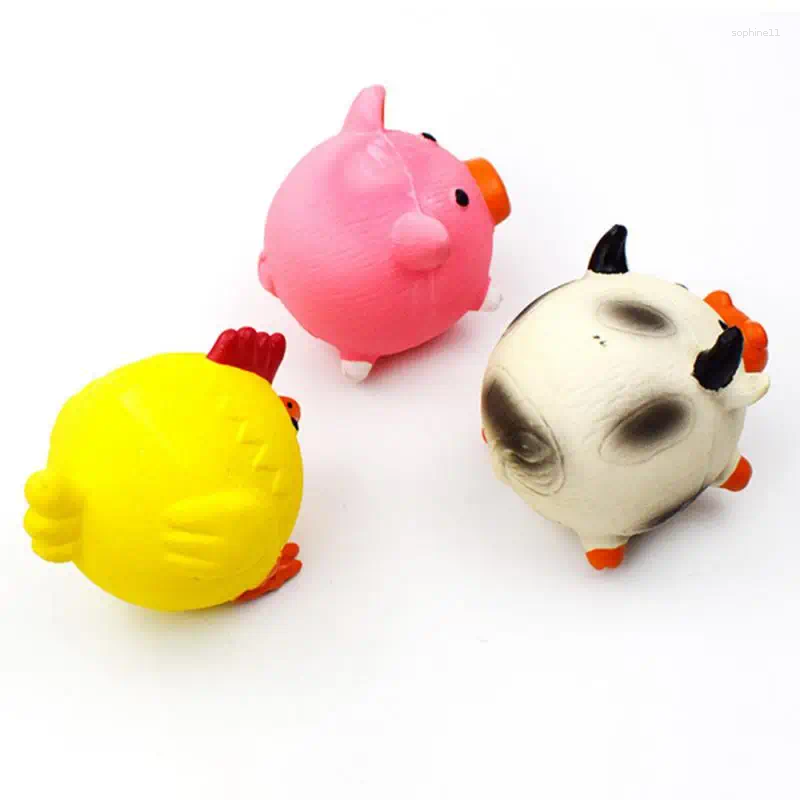 Update Dog Squeaky Rubber Toys Latex Chew Toy Puppy Sound Animal Bite Resistant Train Pet Supplies For Small Medium Large