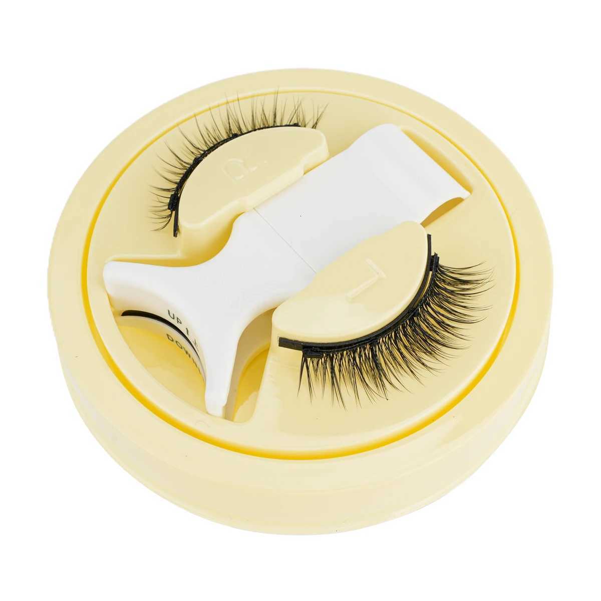 New 1 Pair Cat Eye Magnetic Eyelashes Set Natural Light Eyelash Extension Tools Reusable False Eye Lashes With Tweezers MakeupT251117