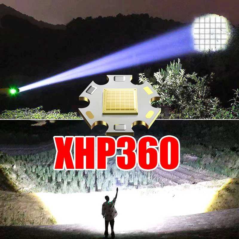 XHP360 Most Powerful LED Flashlight USB Rechargeable Lamp 26650 Ultra Powerful Flashlight Tactical Lantern Camping Torch M251117