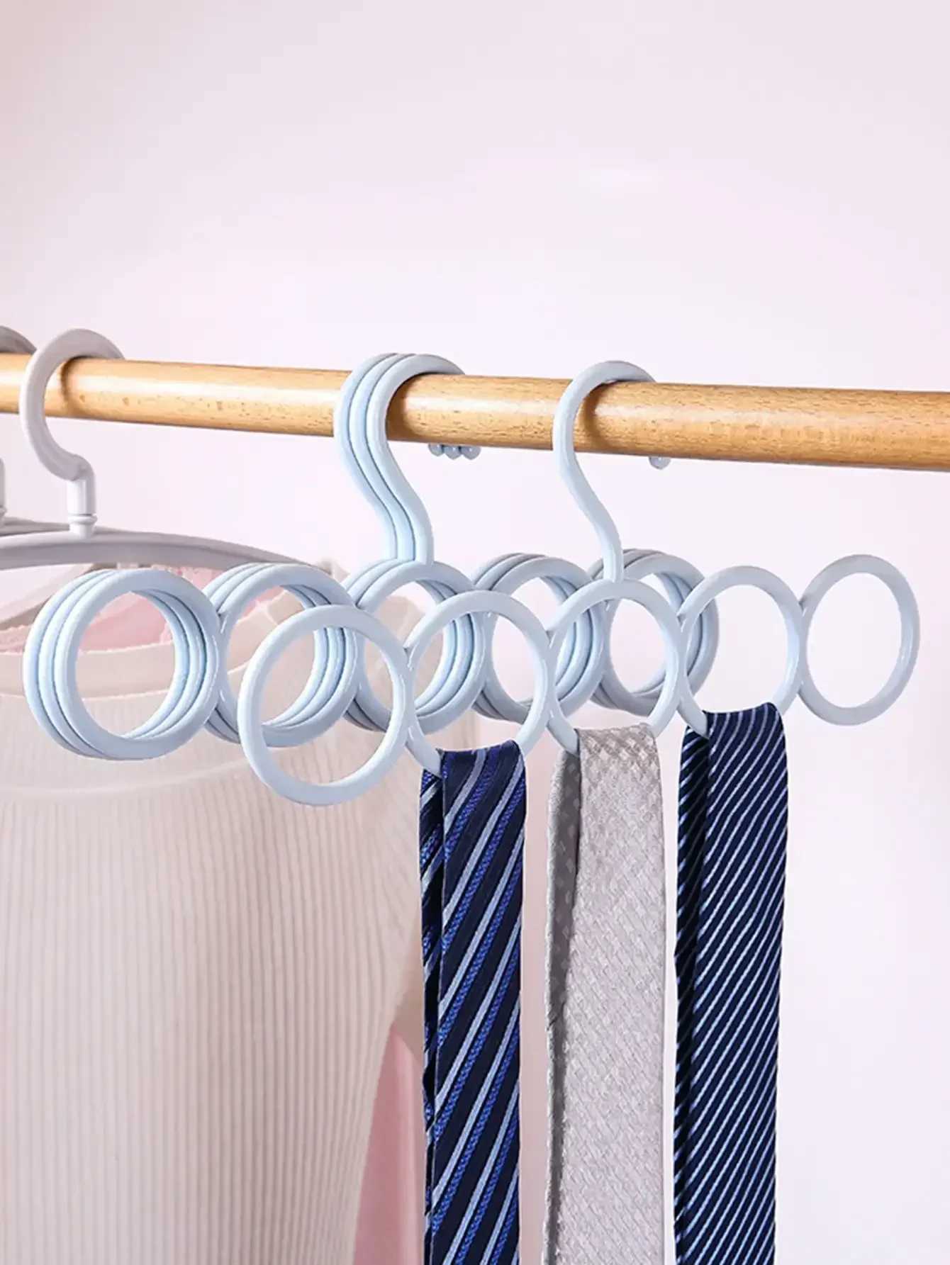 2/5/10/20pcs-Plastic Solid Pants Hanger Multifunctional Hanger Pants Hanger Scarf Storage Hange C251117