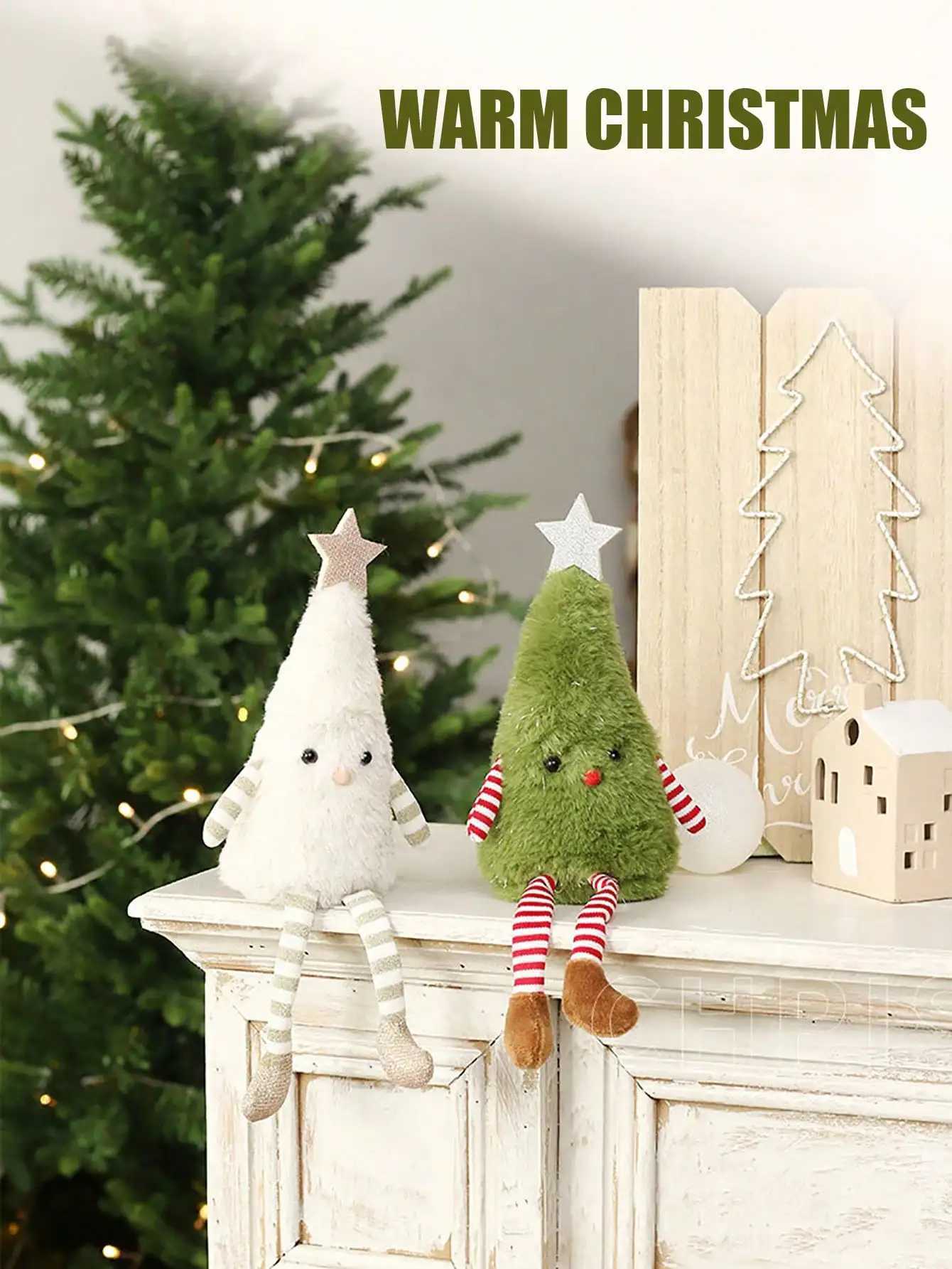 1pc Christmas decorations cute plush Christmas tree doll home party doll ornaments party gifts couple gifts J251117