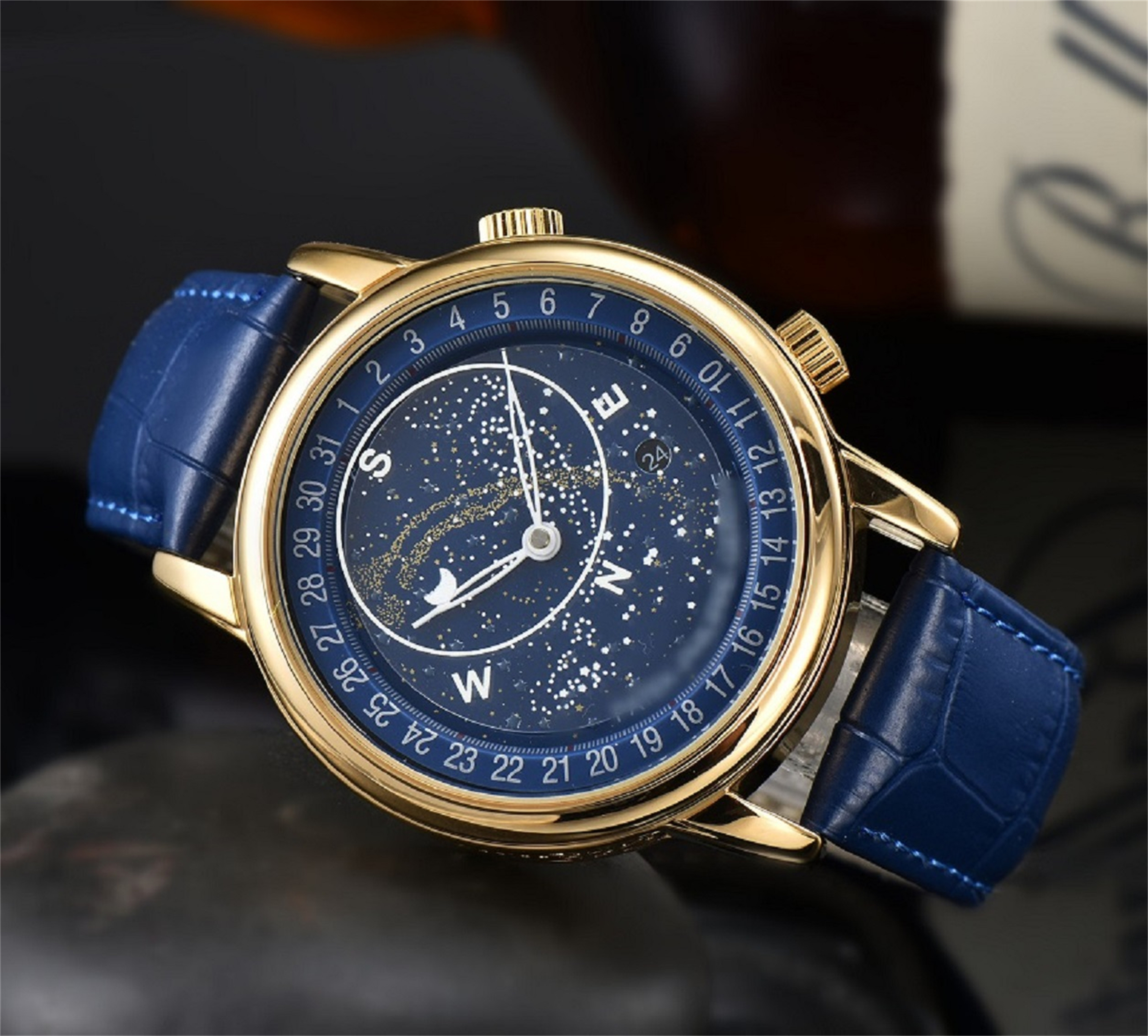 Brand New Men Aquanaut nautilussity 5102 6102 Series wristwatches Men's Automatic Mechanical watches women Luxury Watch Brown Dial Rose Gold Stainless Strap #223