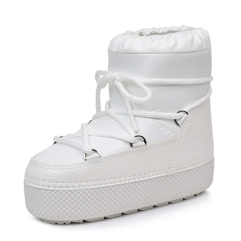 designer shoes New Winter Moon Mid-Calf Waterproof Women's Space Boots