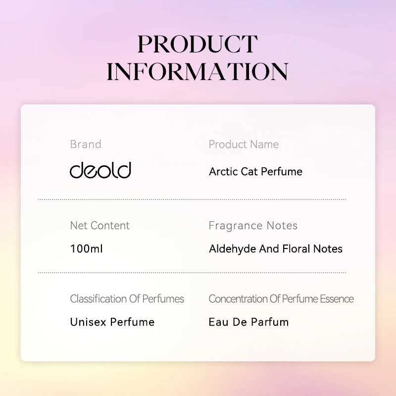 Womens Perfumes 100ml Aldehydic Floral Eau De Parfum with Lemon Jasmine Rose Musk Cedar Vetiver Long-Lasting ScentW251117