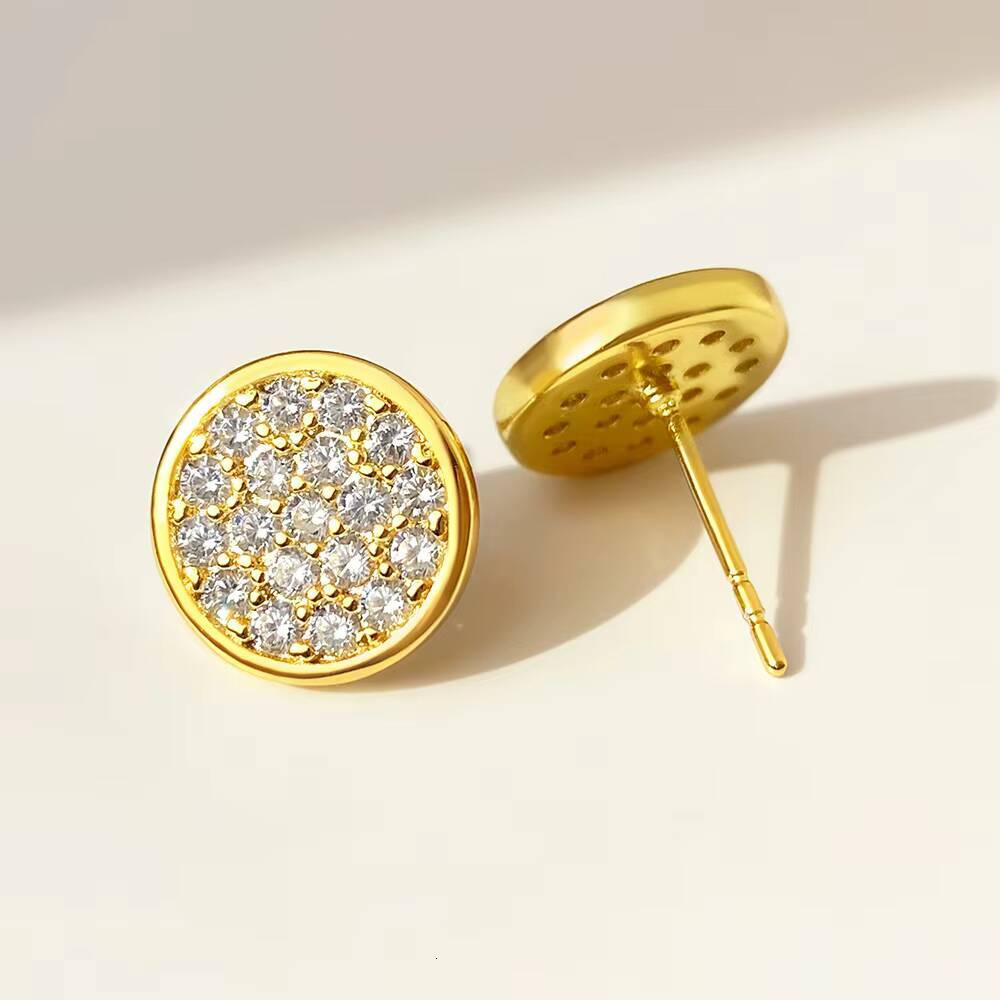 925 Sterling Silver Halo Stud Earrings 15ct Simulated Diamond Luxury Hypoallergenic Jewelry Gift for Women Featuring Zircon