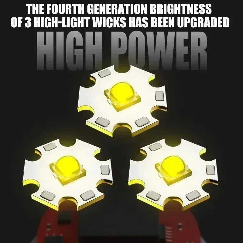 Ultra-bright Rechargeable LED Pen Clip Mini Flashlight Handheld Torch Portable Waterproof Lamp for Nigh Work Emergency Camping M251117