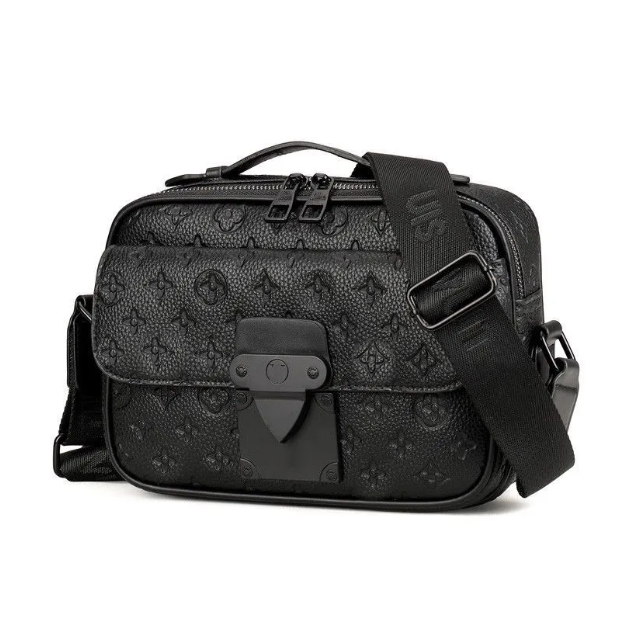 Hot Fashion Mens print Shoulder Bags Man Genuine Leather Briefcases Bolsas Messenger Bag Wedding Dress business Crossbody Bag Handbags A18